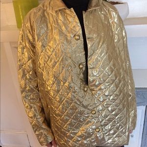 Vintage gold lame’ jacket